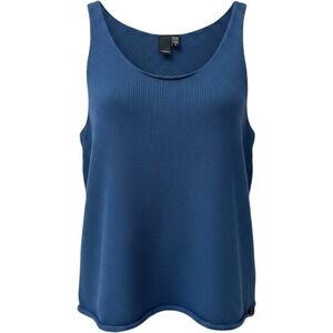 Shannon Passero Tank‎ Top Size S Blue Cotton Knit Scoop Neck 829